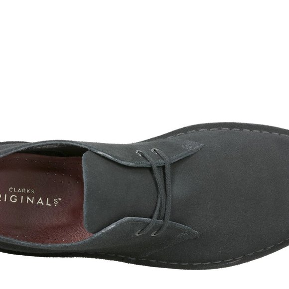 Men's Clarks Original Desert Boot Black Suede - Picture 6 of 7